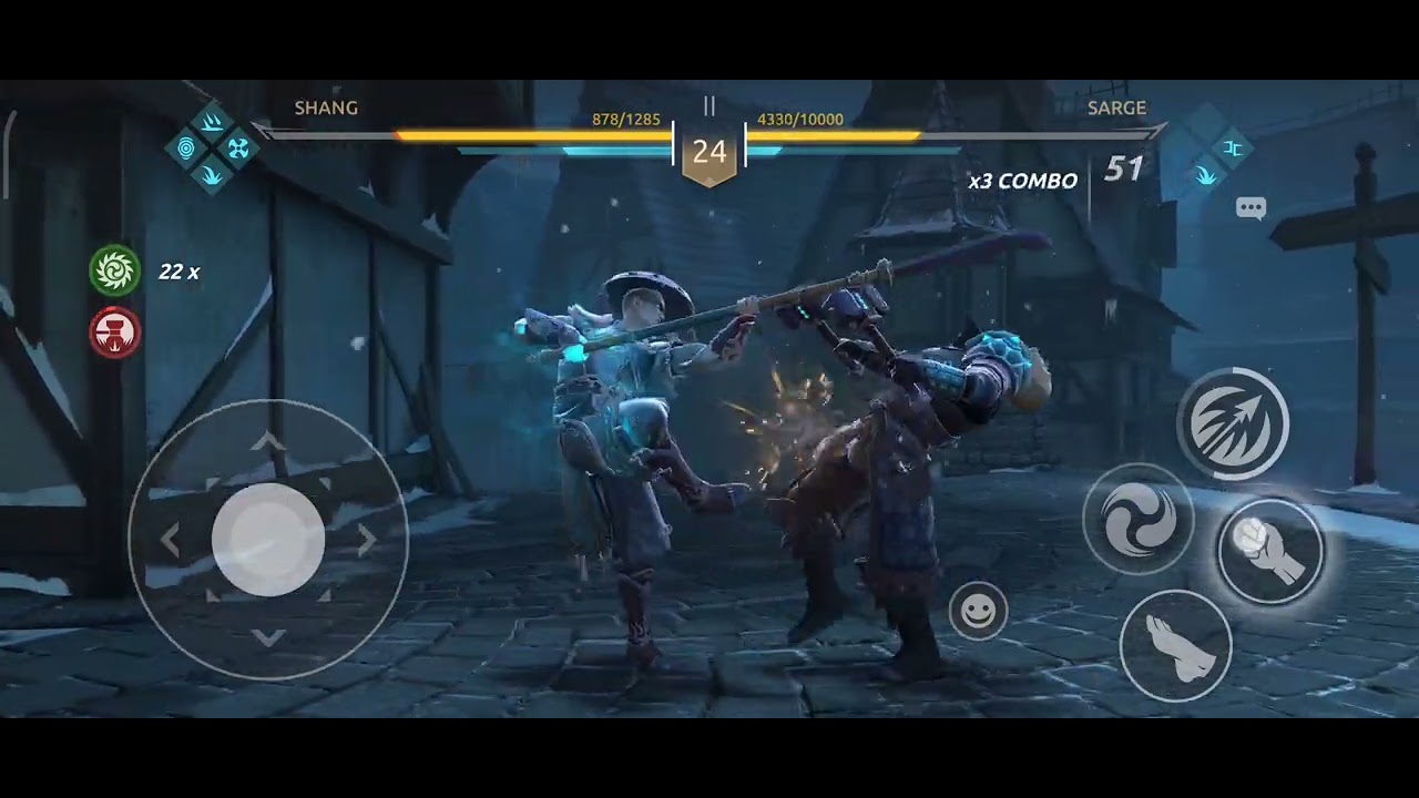 #brutal #gameplay #shadowfight 4 : Arena Infinite Shang Shadow form vs sarge #boss