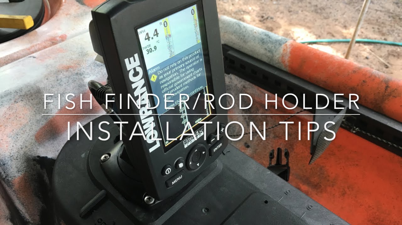 How To Install A Fish Finder And Rod Holders On A 4m Dragon Kayak