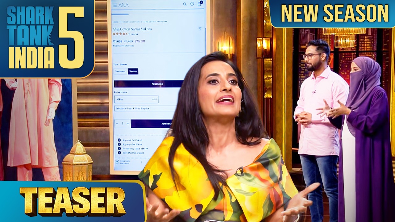 Shark Tank India S5 | Elegance Draped in Every Thread! | Ep 33 | Teaser | New Season