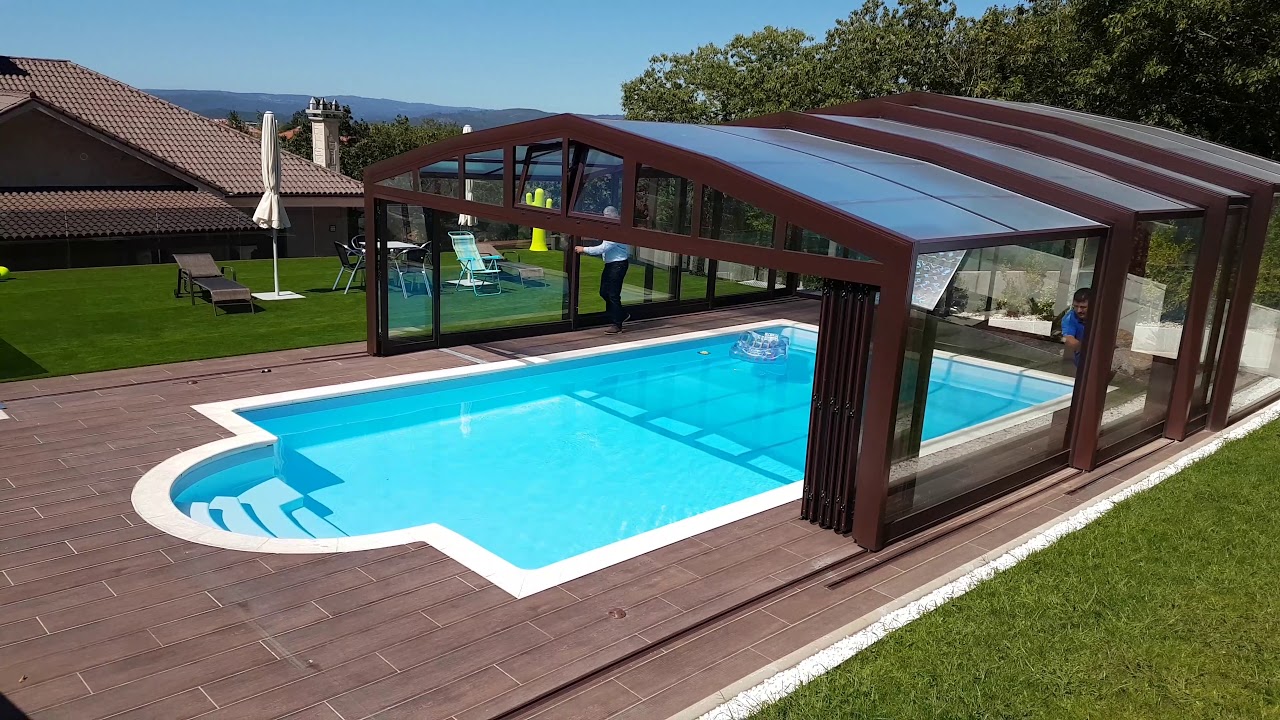 Cubierta Alta  Telesc&oacute;pica para piscina Confort Cubrima