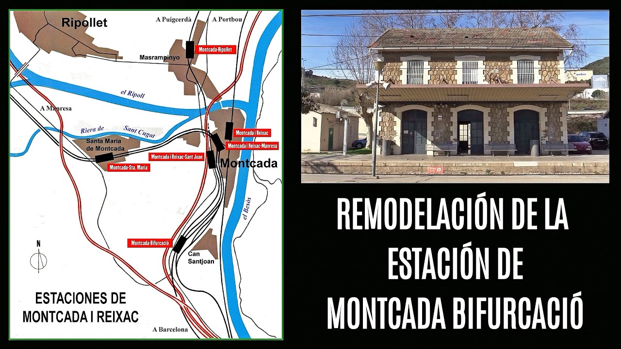 Remodelaci&oacute;n de la estaci&oacute;n de Montcada Bifurcaci&oacute;