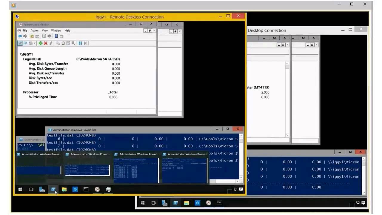 Windows Server 2016 TP2 with SMB3, Storage Spaces, Micron NVMe and Mellanox 100GbE