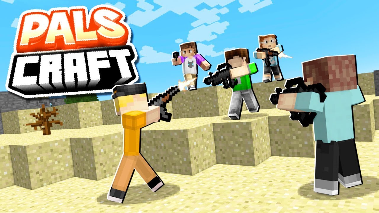 EPIC GUN MOD BATTLE! | PalsCraft #8