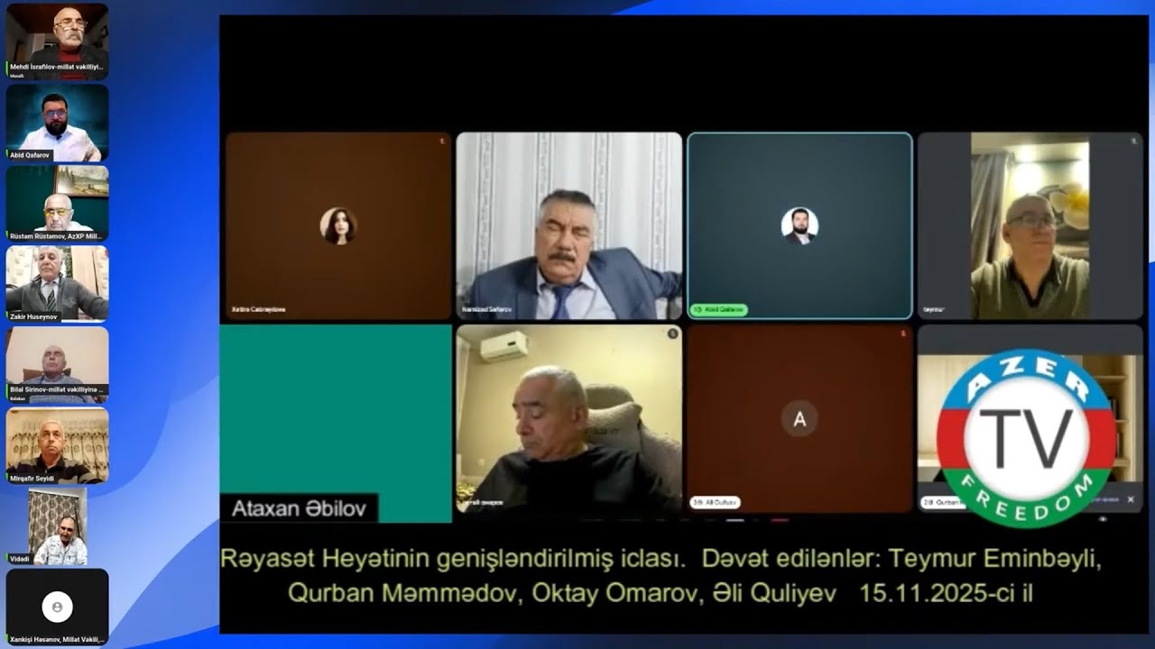 Teymur Eminbəylidən etiraf: AzXP-nin (15.11.25) iclasında mikrofonları bilərəkdən bağlamadım.5.12.25