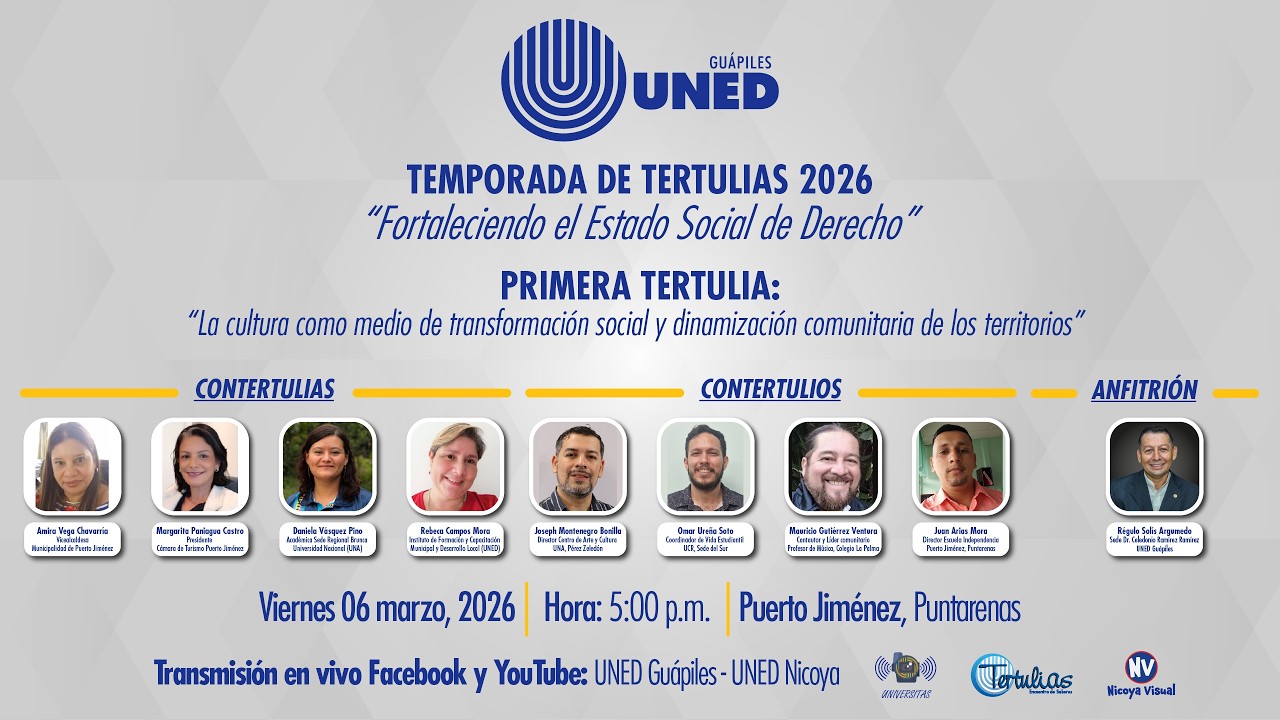 Primera Tertulia: “La cultura como medio de transformación social y dinamización comunitaria…”