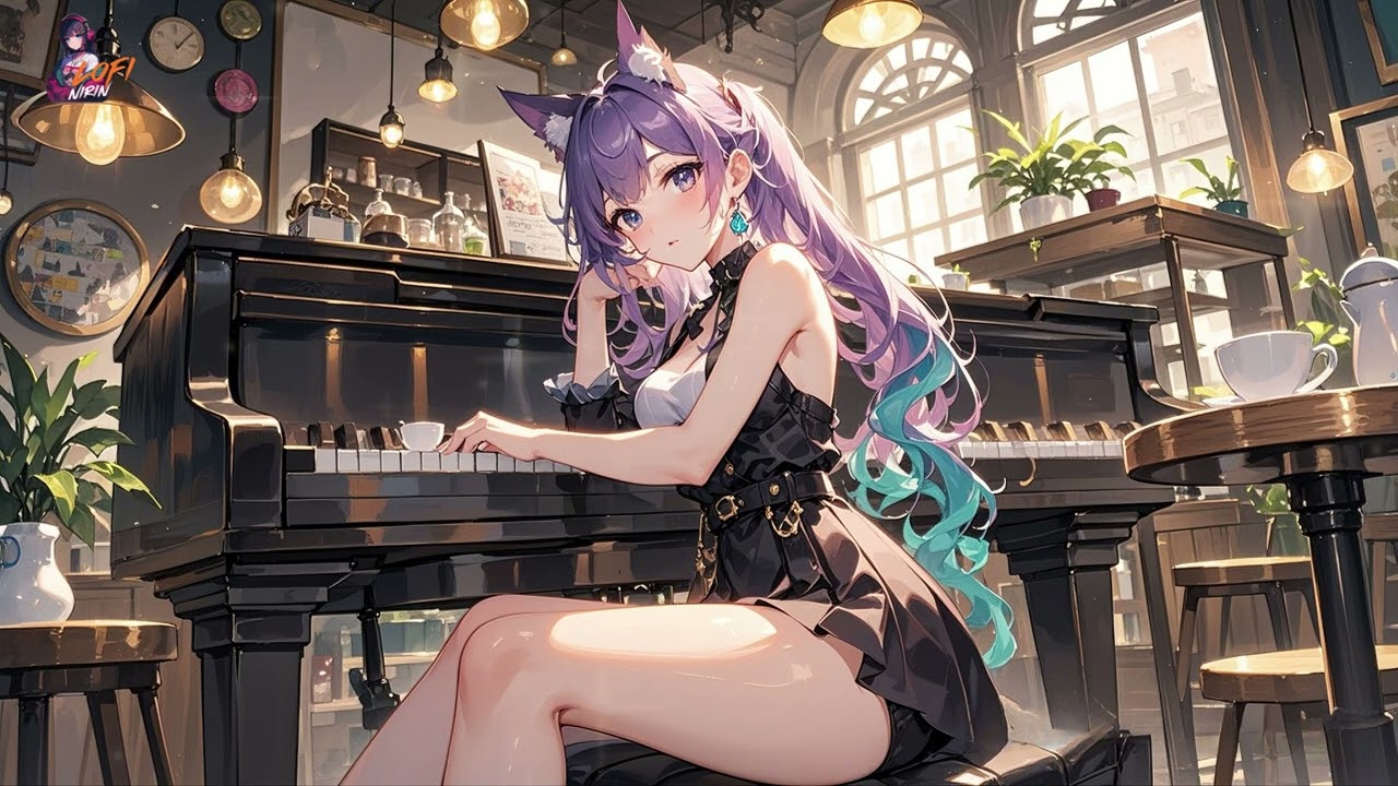 8 Hour of Relaxing Piano Music - Cafe Vibes for Study and Relaxation vol.8