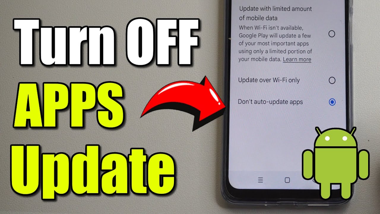 Как отключить обновление приложений на вашем Android-телефоне (лучший способ)