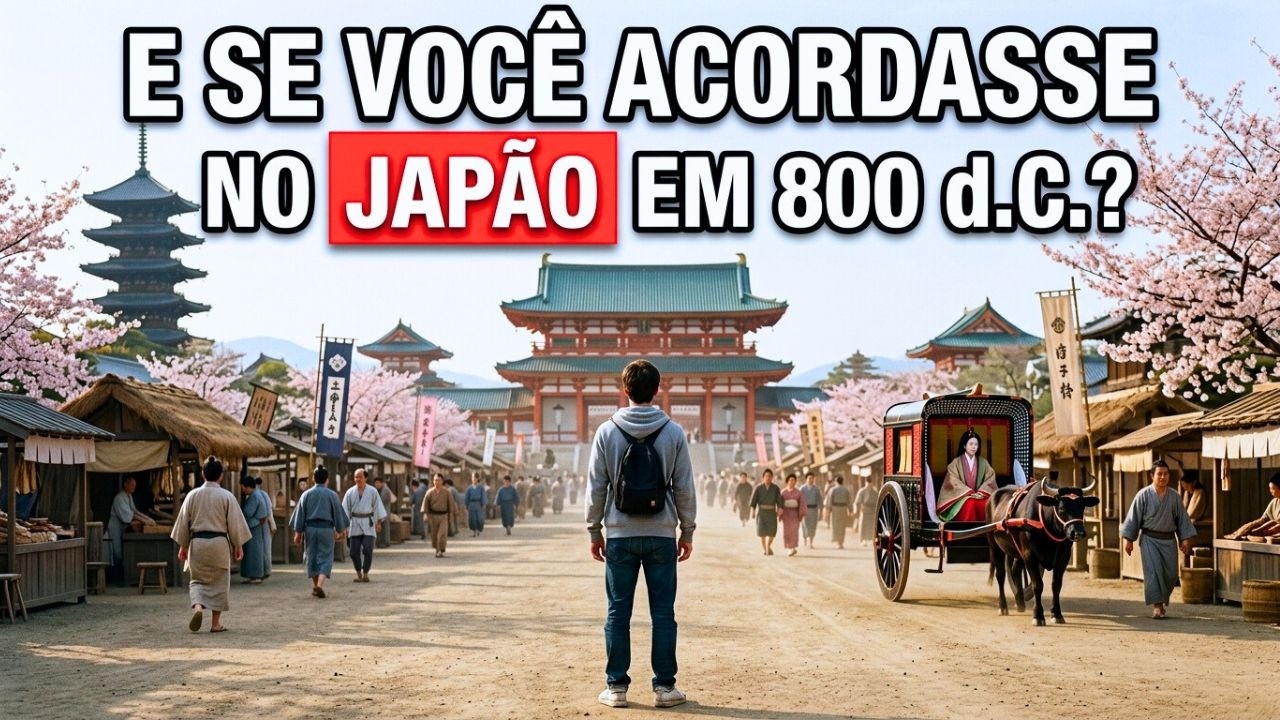 24 HORAS NO JAPÃO FEUDAL | 800 D.C. | A KYOTO DOS SAMURAIS (RECONSTRUÇÃO POR IA)