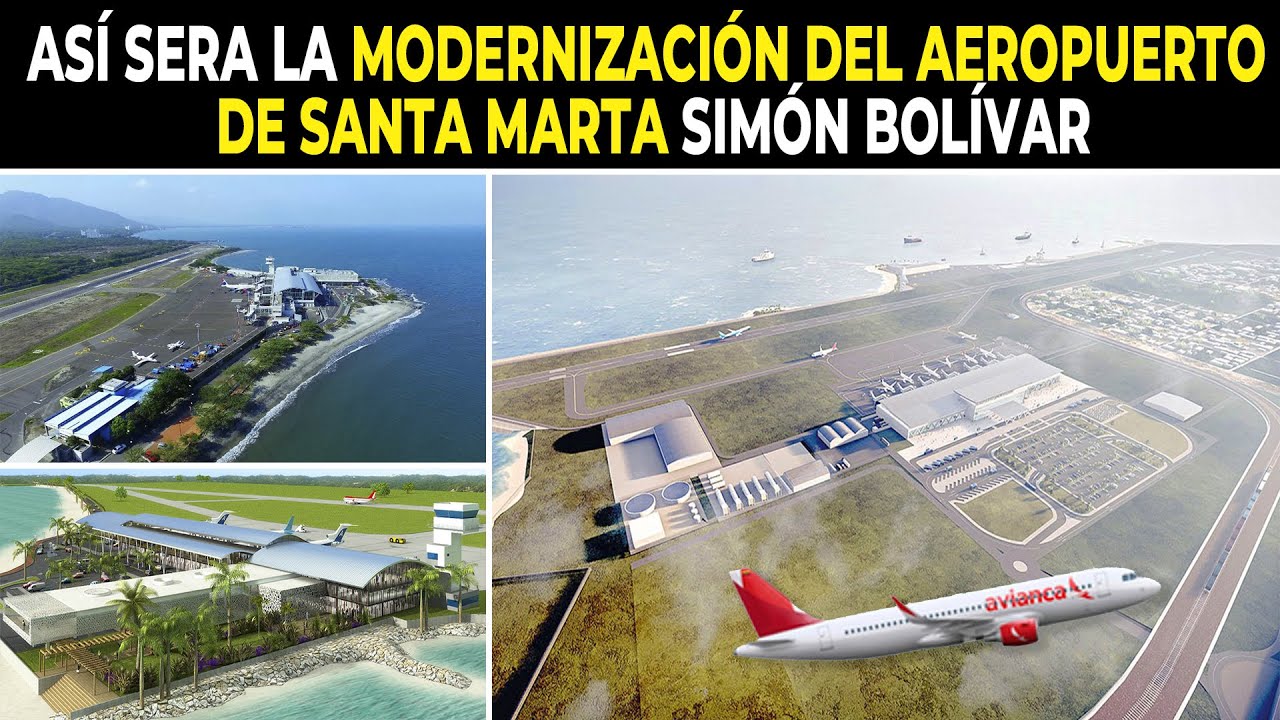 Así sera la Modernización del Aeropuerto de Santa Marta Simón Bolívar