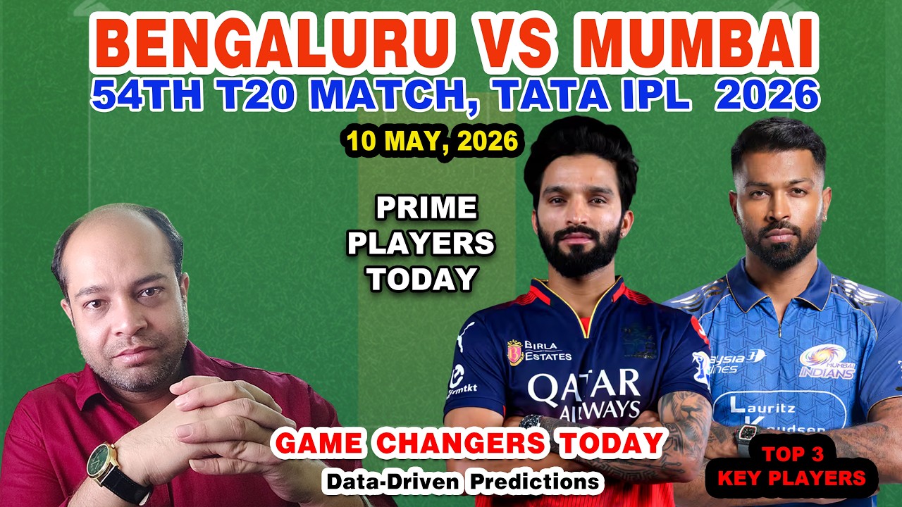 RCB vs MI Today Match analysis🔥RCB vs MI Dream11 Prediction Today | Top fantasy picks, safe C/VC