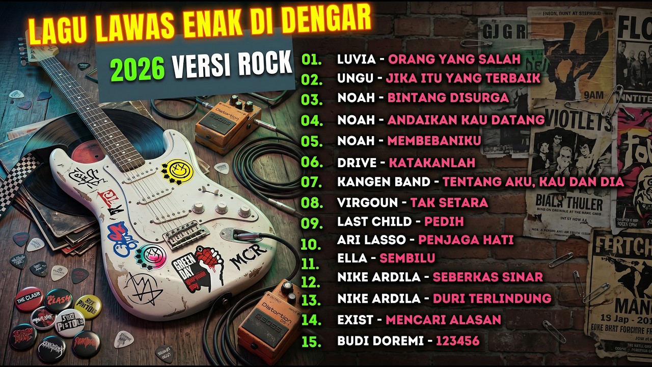 15 lagu Nostalgia Trending Pop Punk Cover Lagu Populer 2026 | Hits Viral Versi Punk Rock