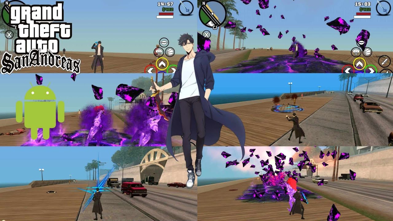 GTA SA MOBILE : SOLO LEVELING SUNG JIN WOO VERSION 1