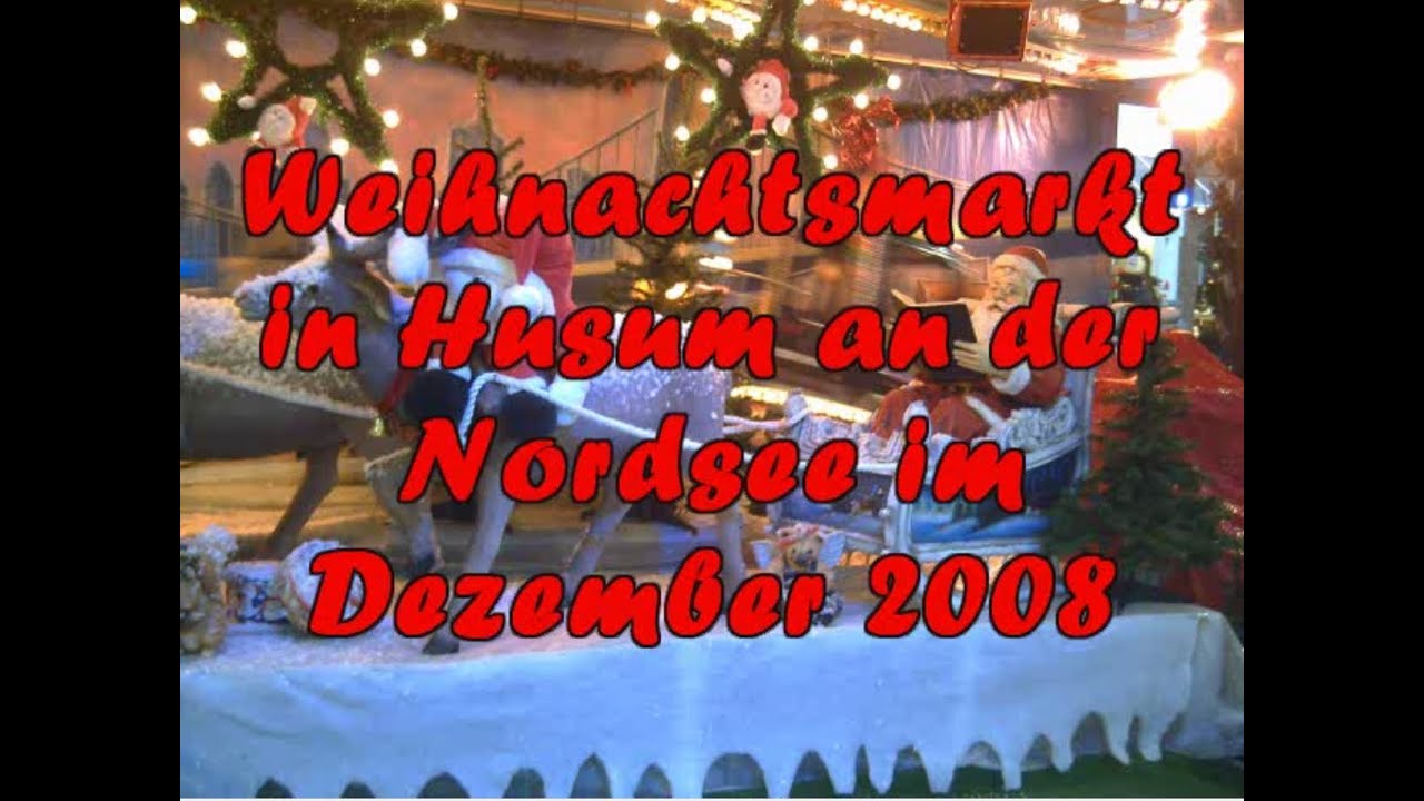 Weihnachtsmarkt 2008 in Husum an der Nordsee. Schau mal rein.