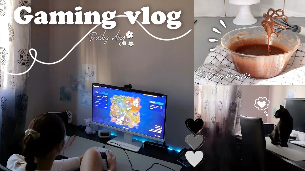 Gaming Vlog | Fortnite & Infinity Nikki 🎮 + Homemade Brownie 🍫 