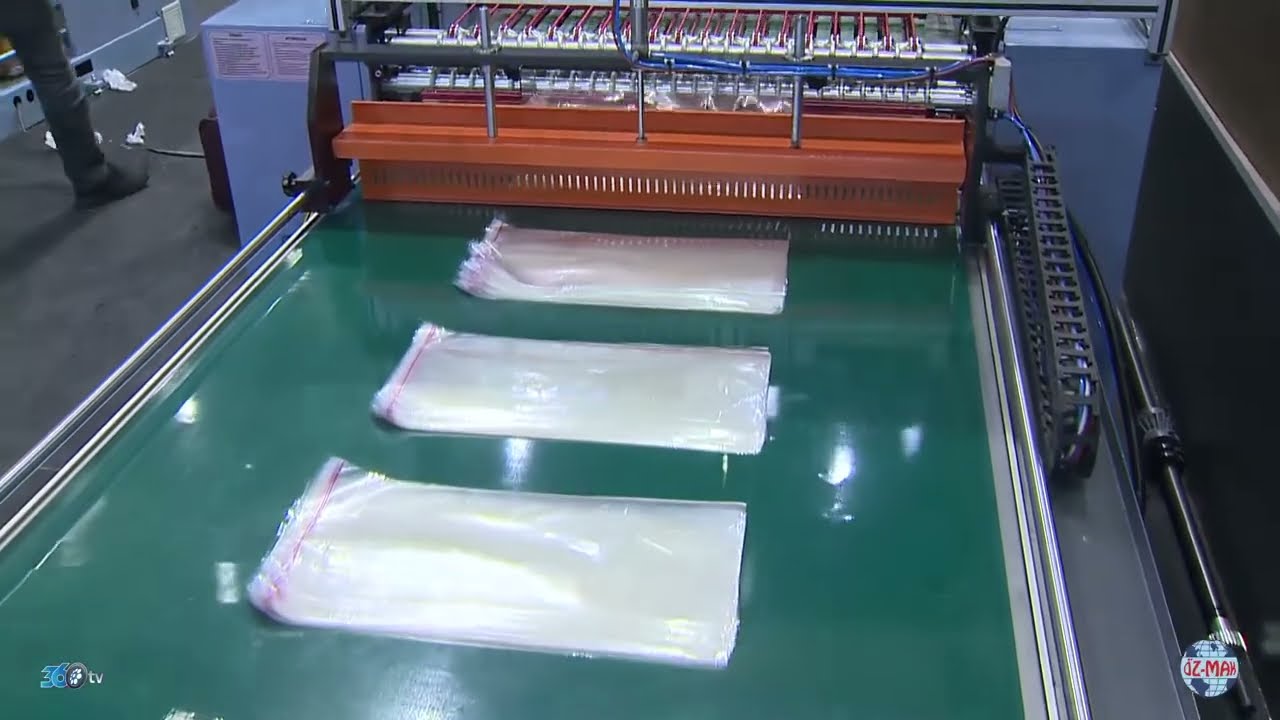 ÖZM 850 LSX Universal Plastic Bag Cutting and Sealing Machine-Üniversal Poşet Kesme ve Yapıştırma Ma