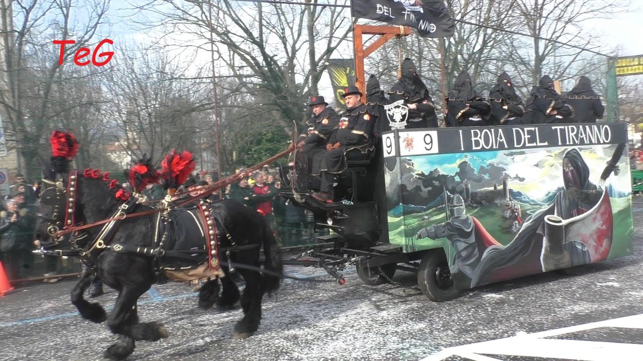 Presentazione carri da getto - Carnevale Ivrea 2025
