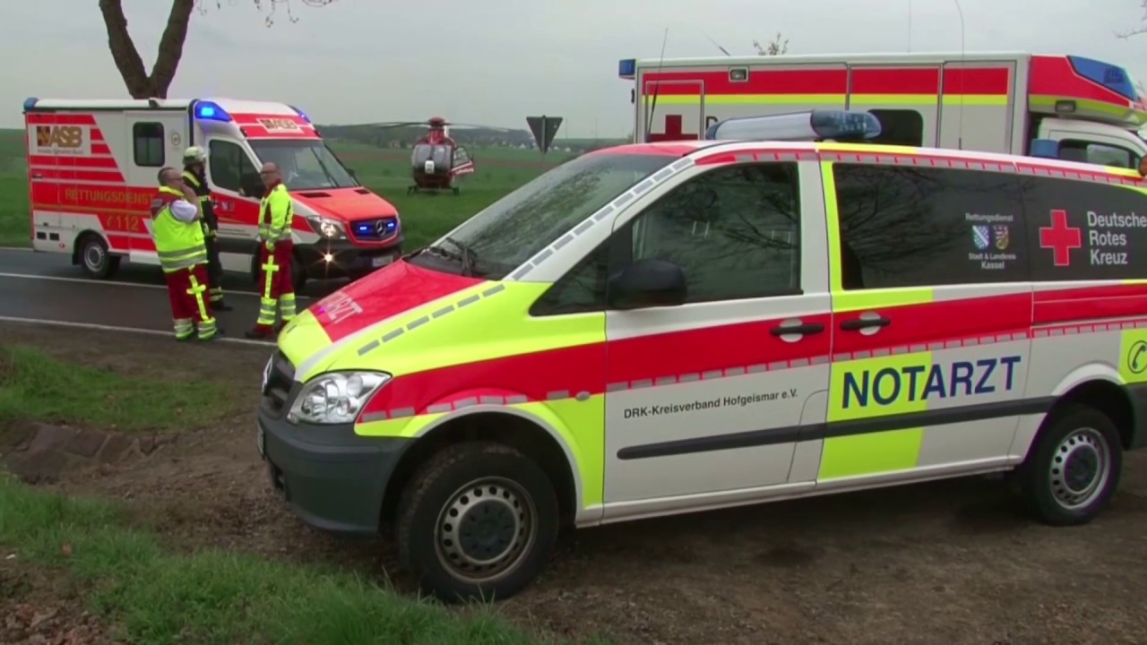Schwerer Unfall auf der K55 bei Hofgeismar