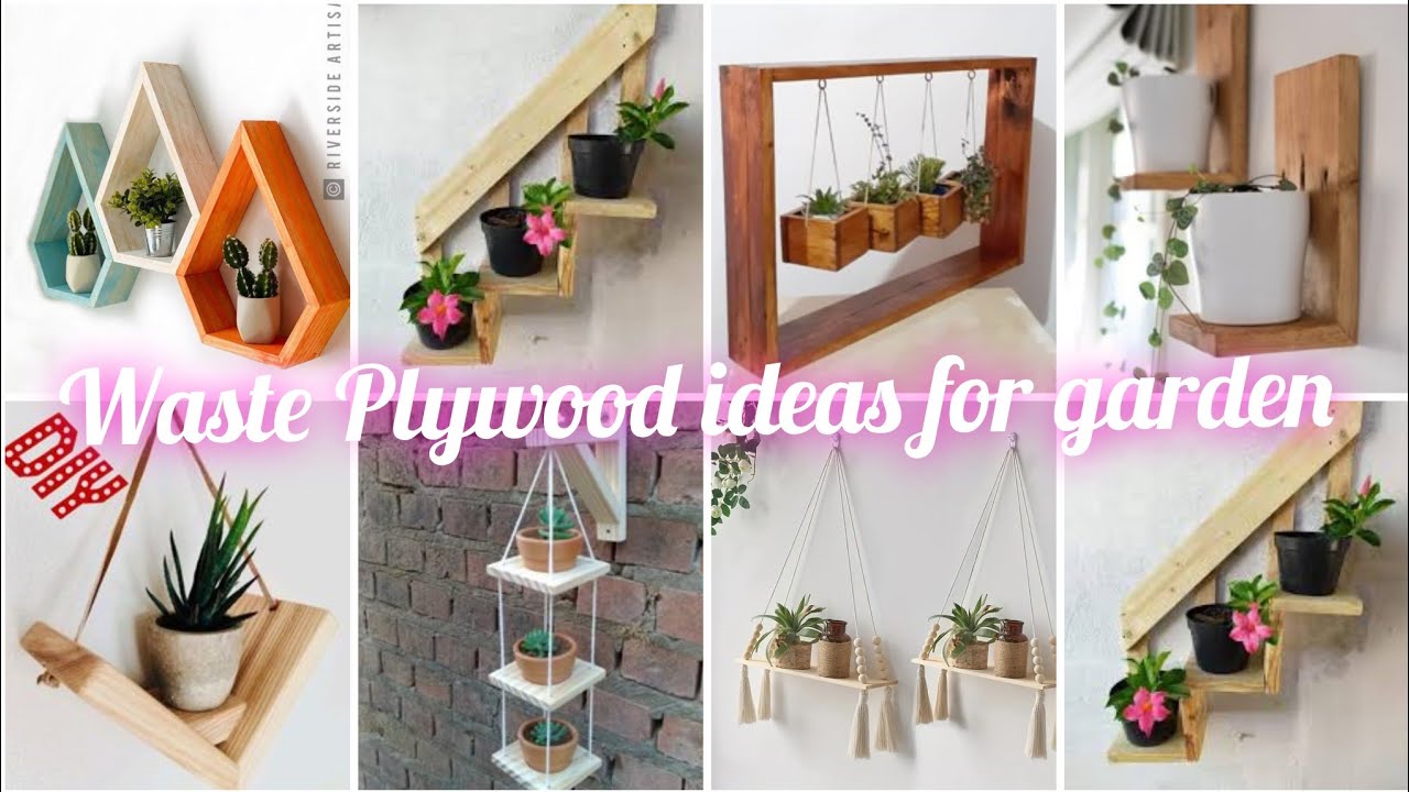 Waste Plywood ideas for garden / Wooden Plywood decor idea / Garden Decor ideas #youtube #viral #yt 