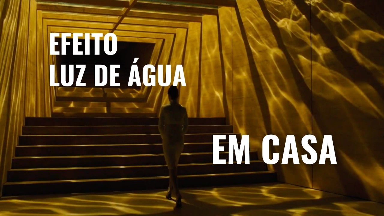 Eu Fiz Essa Luz de Água PROFISSIONAL em Casa e Você Também Pode!