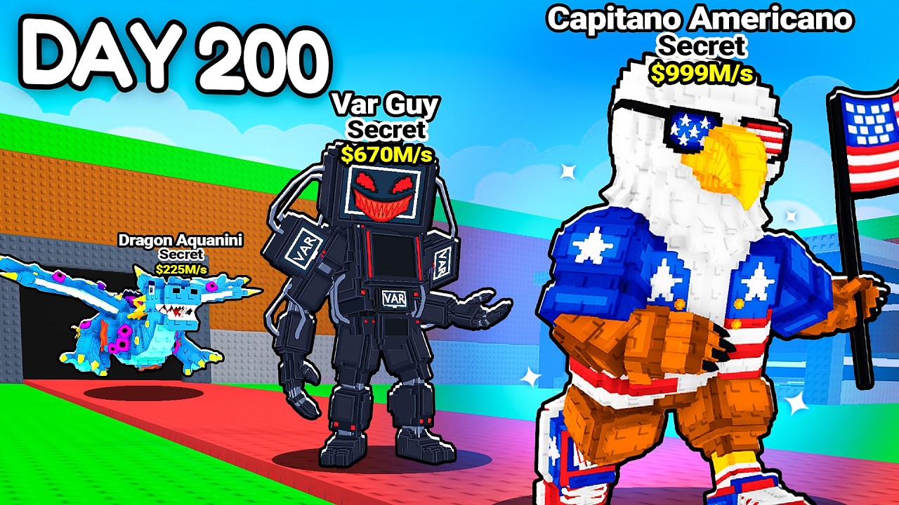 I Spent 200 DAYS in Steal a Brainrot!