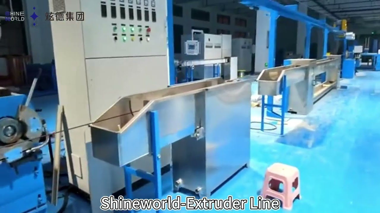 Shineworld-Extruder Line #cable #machine #Shineworld#extrudermachine