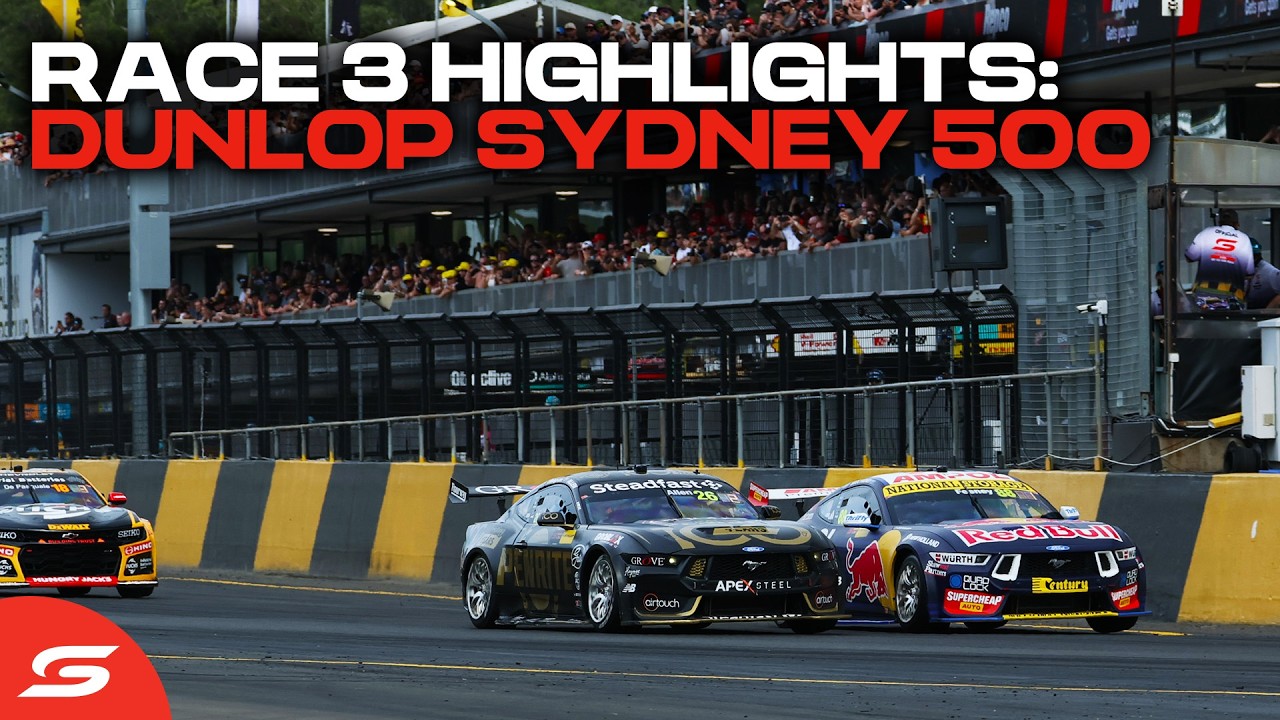Valvoline Highlights: Race 3 - DUNLOP Sydney 500 | 2026 Repco Supercars Championship