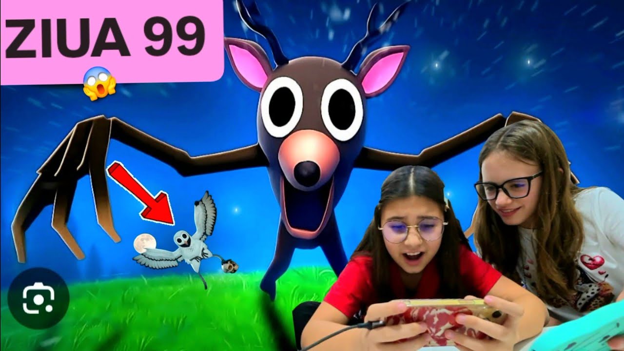 🐐REZISTĂM în BAZĂ 99 NOPȚI ÎN PĂDURE cu @nicolove8542 si Andreea / 99 nights in the forest roblox 