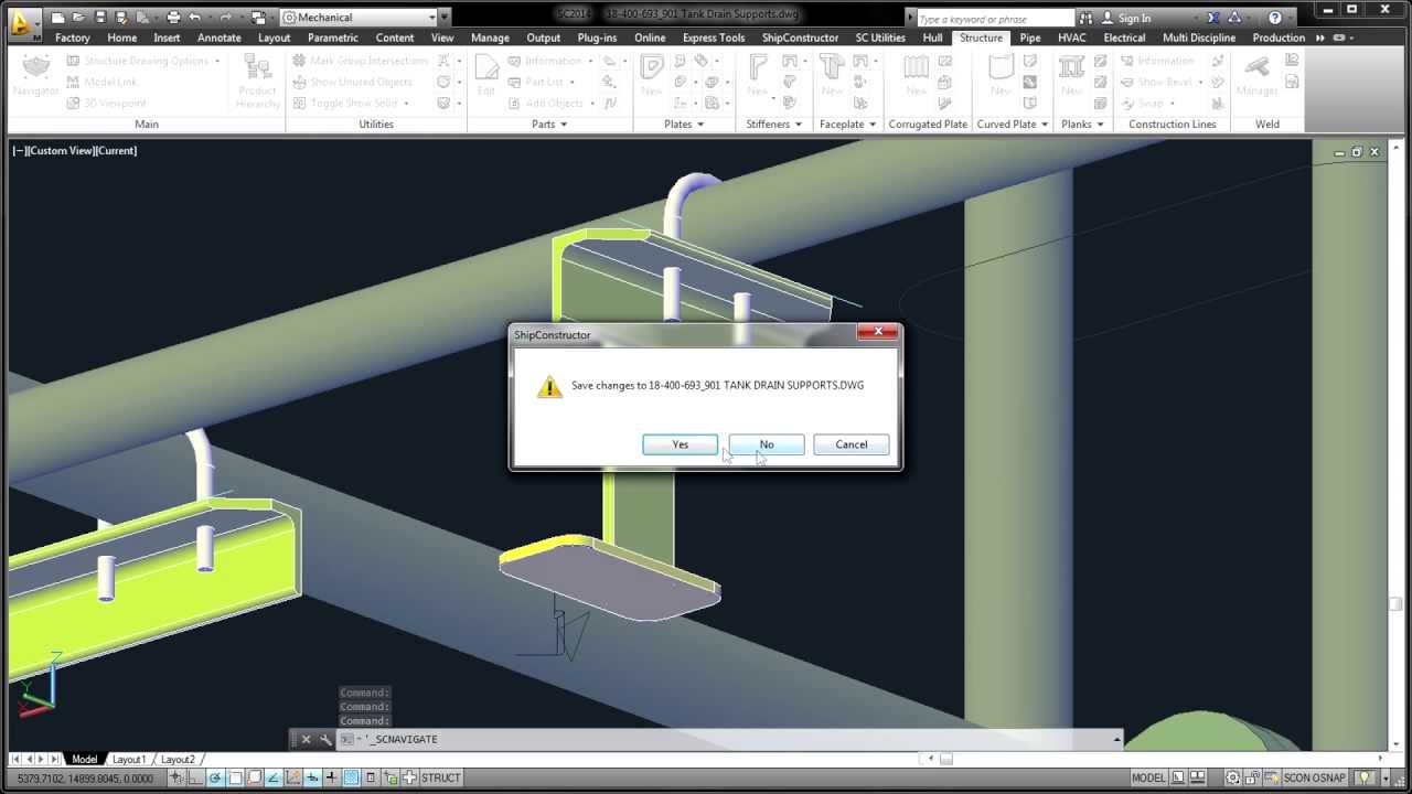 SSI - ShipConstructor PipeSupports Overview
