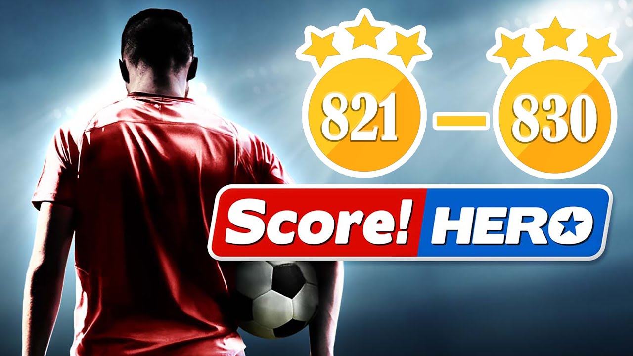 Score! Hero - level 821 to 830 - 3 Stars