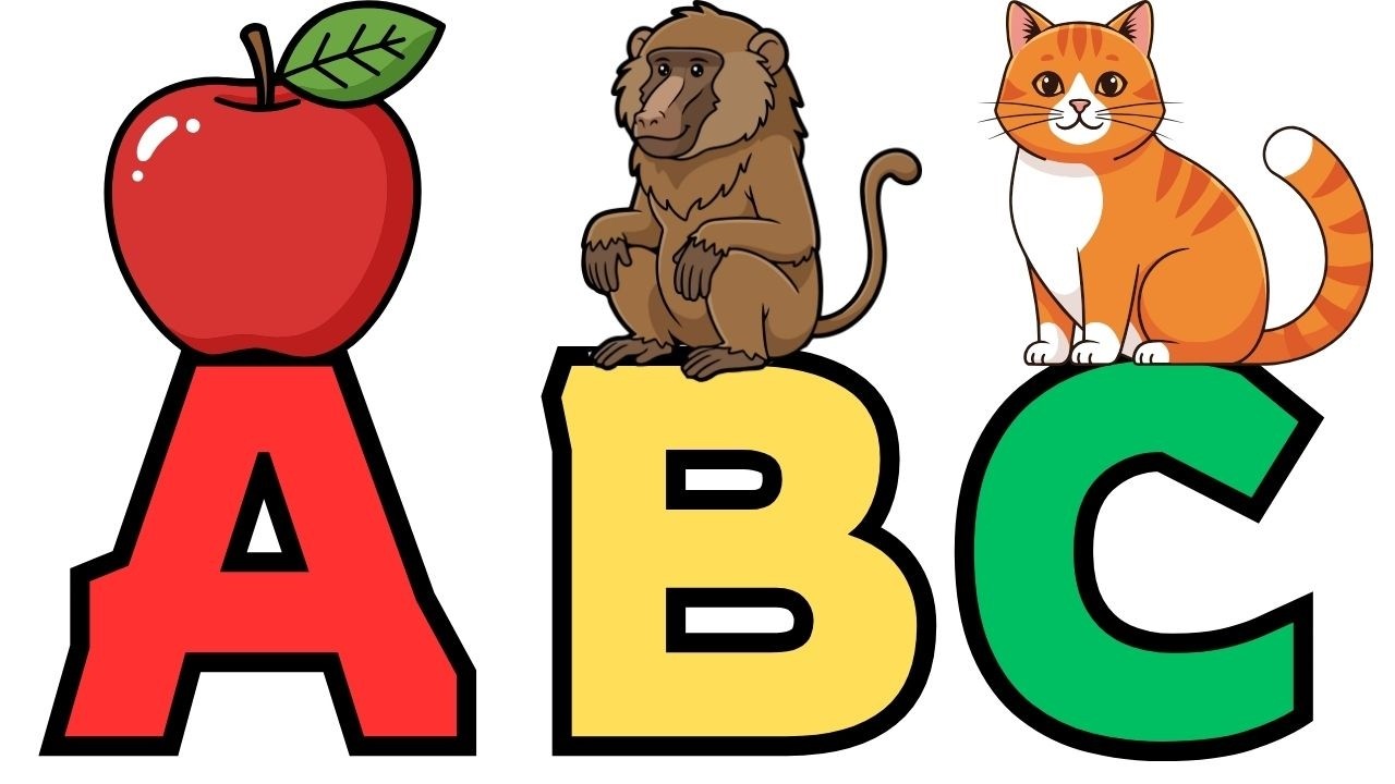 Phonics Sound 2 with Words in 3D - ABC Alphabet Songs A For Apple & Sounds For Kids NEW #tiptipkids