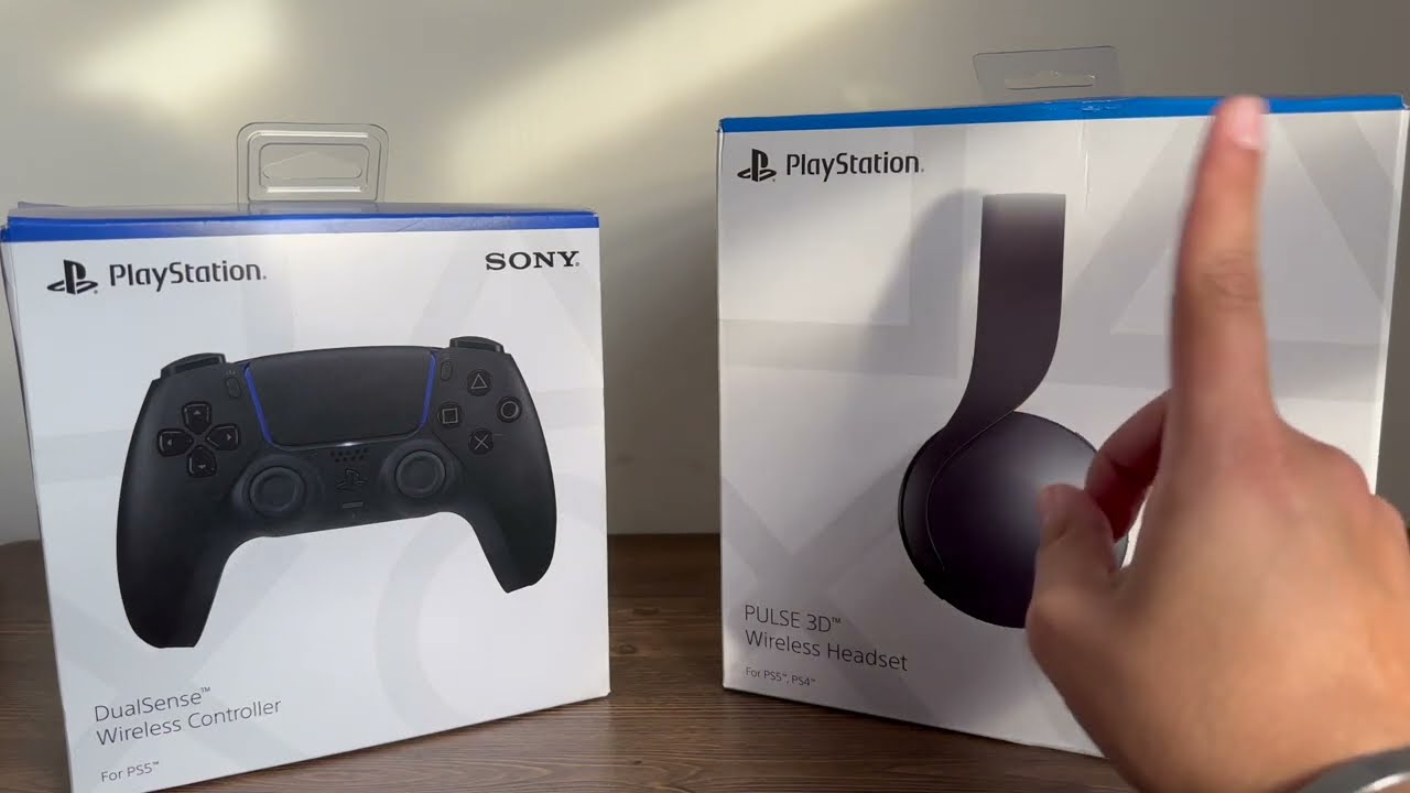 Unboxing de  Audifonos Pulse 3D y Control Dualsense de PS5.