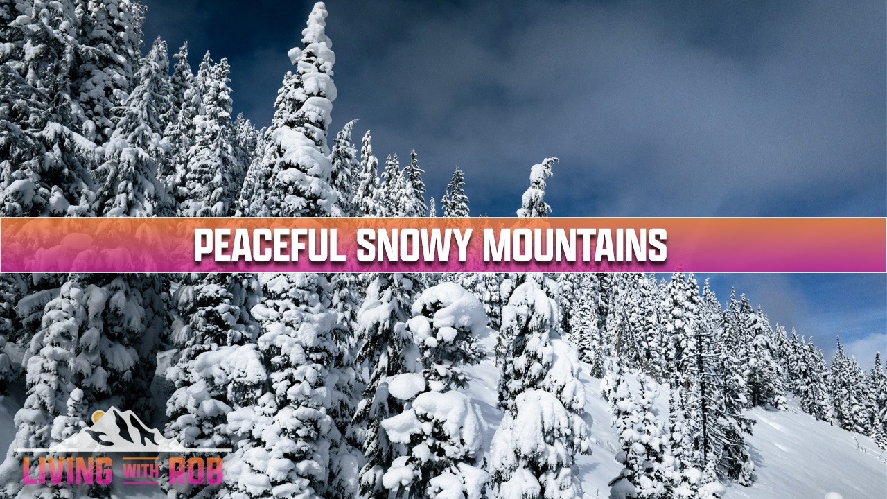 Mountain Snow Ambient Journey | Long Play Acoustic Music Video