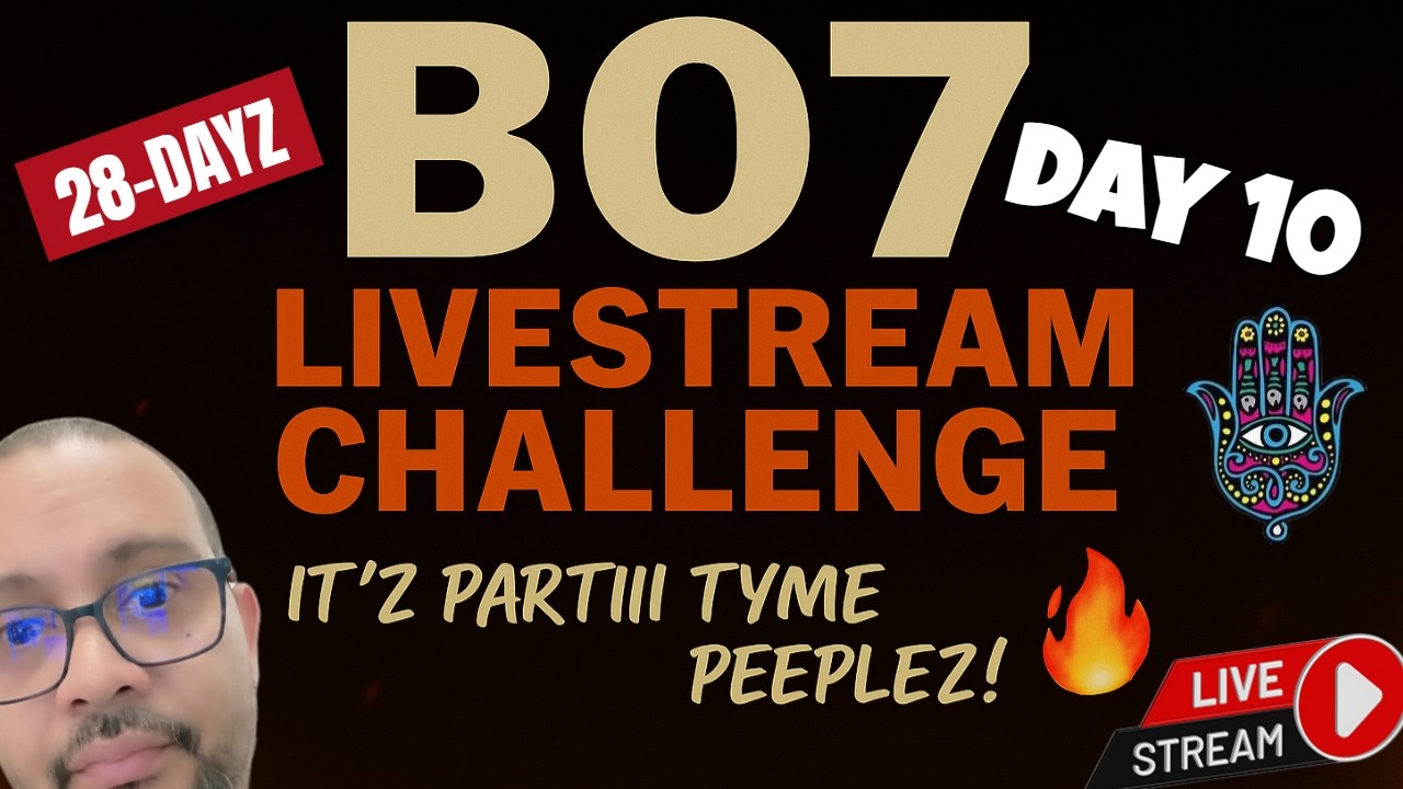 ROAD to 1K SUBZ 28 Dayz of LiveStreaming | DAY 10 of CALL of DUTY |IT'Z Partiii Tyme Peeplez🔥❤️