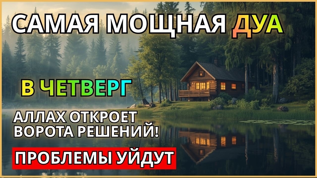 ✨💕САМАЯ СИЛЬНАЯ Дуа в ЧЕТВЕРГ ДАЕТ УВАЖЕНИЕ, БОГАТСТВО, РИЗК, ДЕНЬГИ, УСПЕХ И СЧАСТЬЕ! #дуа