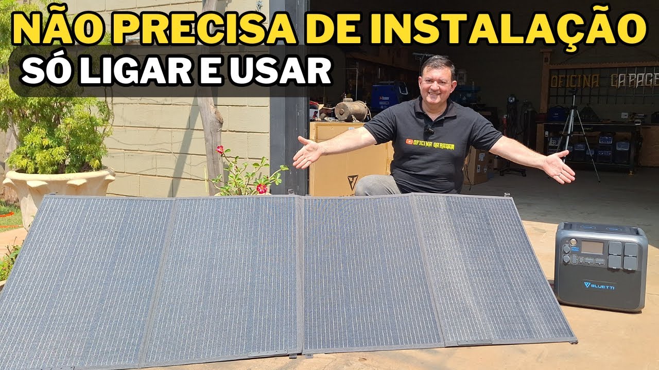 AC200MAX e Painel Solar PV350S BLUETTI - A Melhor e Mais Poderosa Estação de Energia Solar Portátil