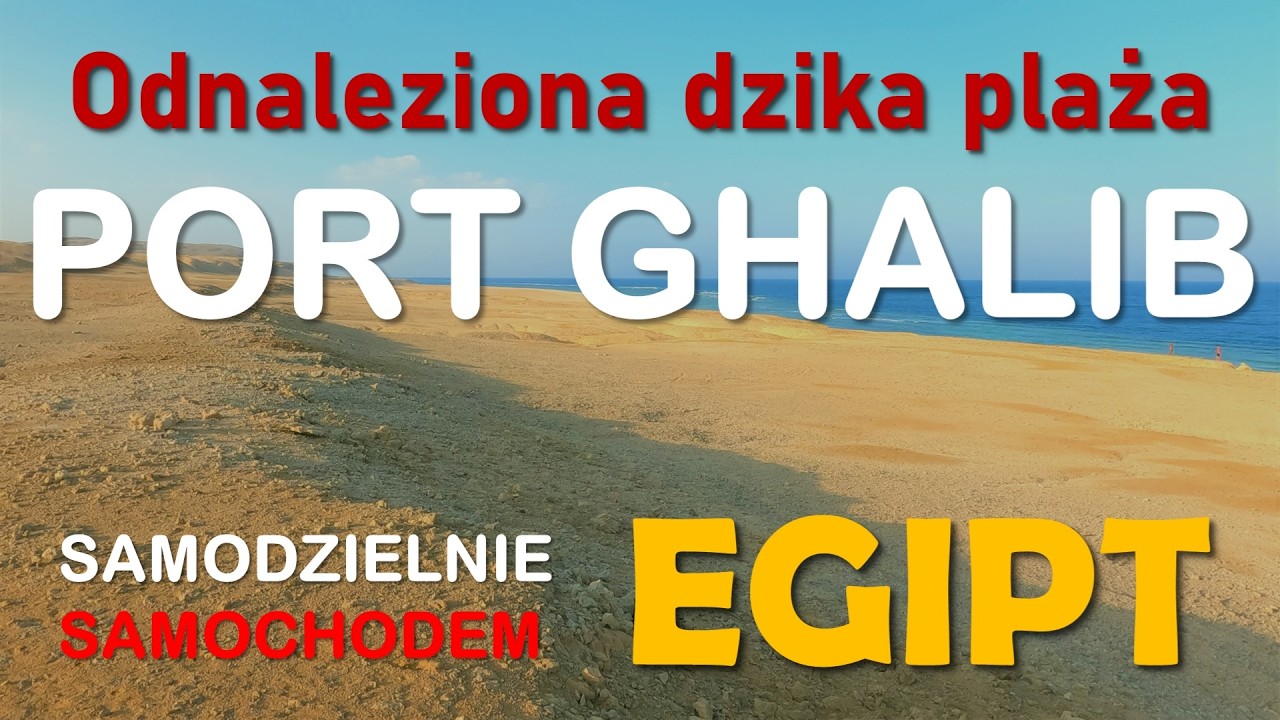 EGIPT #24 Spacer po Port Ghalib, czyli W poszukiwaniu dzikiej plaży oraz pustynnej willi szejka