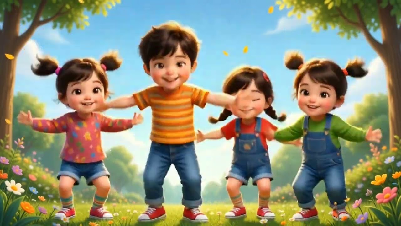 ROLL YOUR SHOULDERS UP AND DOWN @Nikloneon A FUN SONG FOR TODDLERS LEARNING FUN WITH EXCITING BEATS 