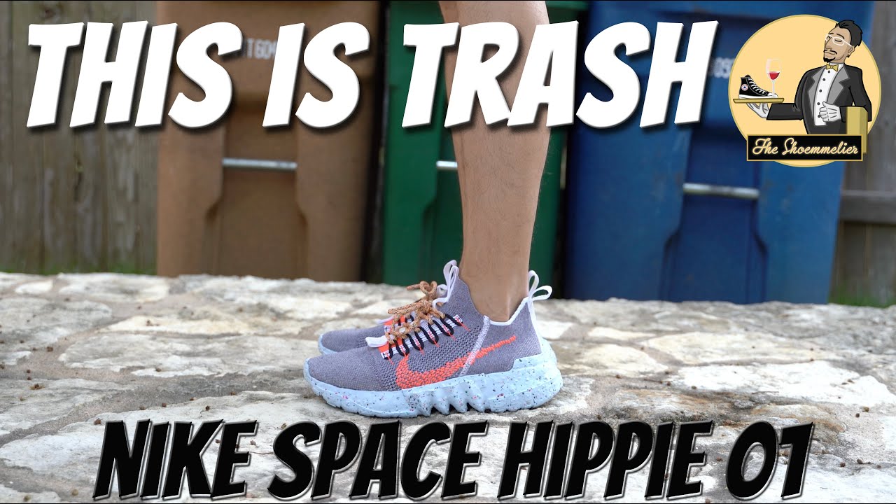 Nike Space Hippie 01 «THIS IS TRASH» • Обзор и обзор на ходу
