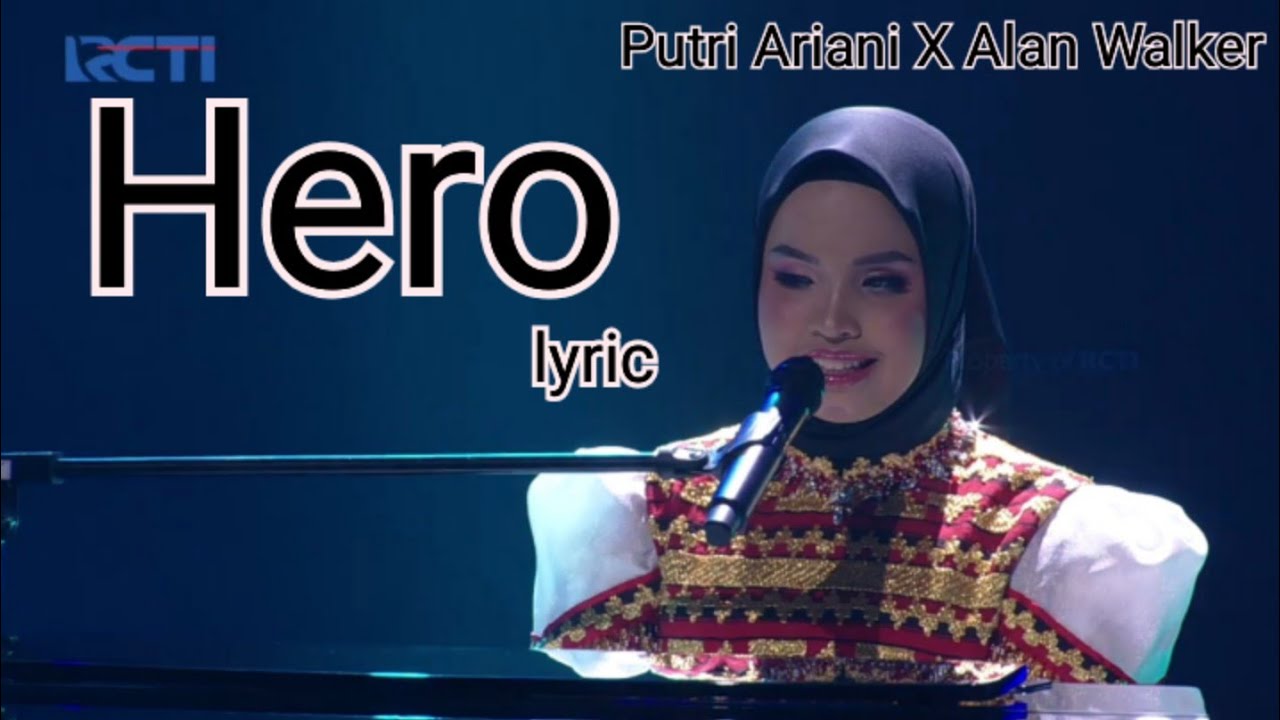 putri Ariani x Alan walker HERO LIRIK LYRIC | Duet memuka