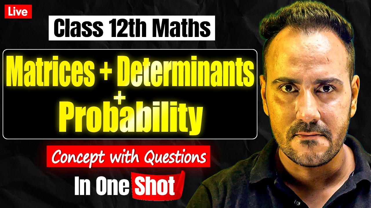 Class 12th Maths | Complete Revision Day 4 | Concept with Questions with Ushank Sir