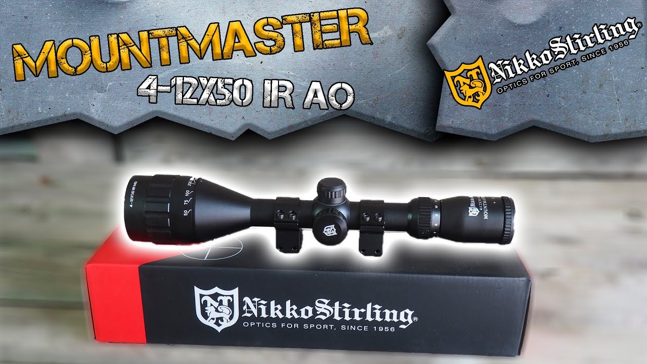Visor NIKKO STIRLING MOUNTMASTER 4-12X50 IR AO
