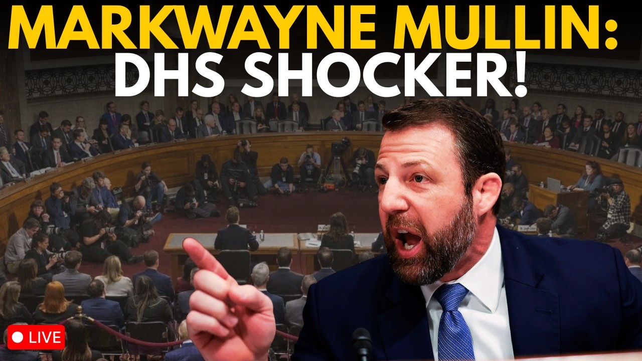 LIVE | Trump's New DHS Secretary Nominee: Markwayne Mullin Confronts Senate Committee | Kristi Noem