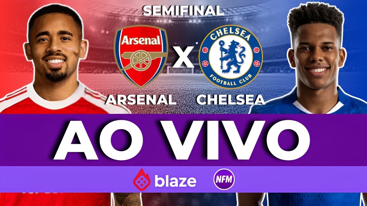 ARSENAL X CHELSEA AO VIVO COM IMAGENS DO ESTÚDIO | ARSENAL AO VIVO | CHELSEA AO VIVO