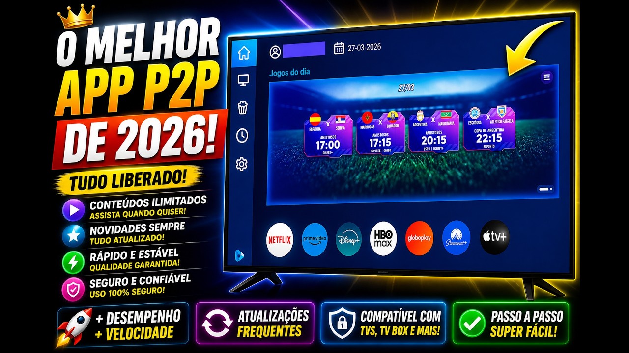 🚀 O APP P2P MAIS COMPLETO DE 2026 + TESTE GR&Aacute;TIS! Vale Muito a Pena!