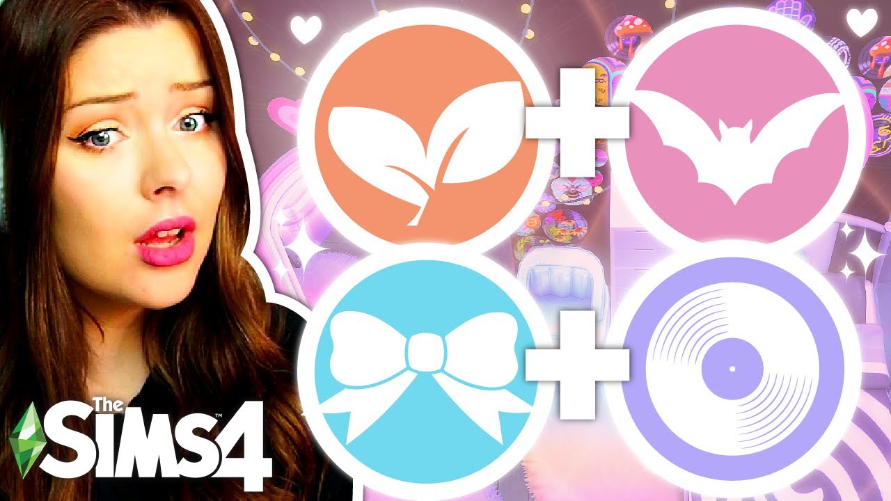 Each Room is 2 DIFFERENT AESTHETICS in The Sims 4