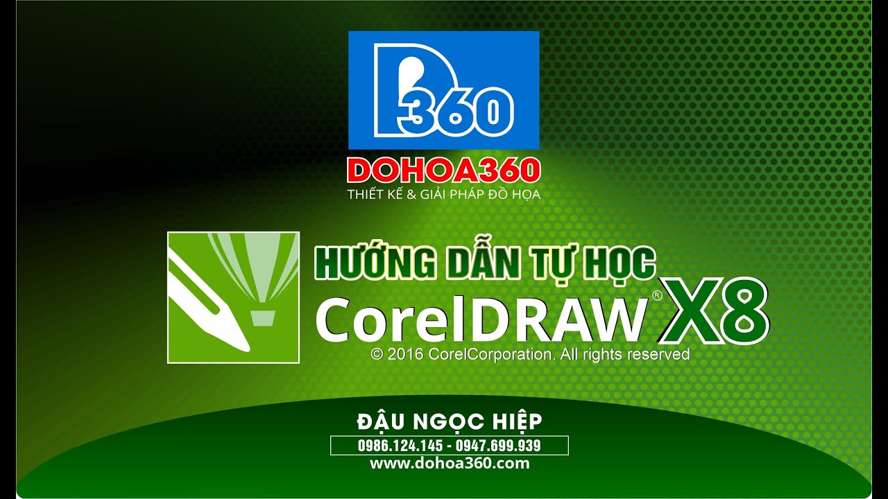 B&agrave;i 8. Chuyển Bitmap sang Vector trong CorelDRAW X8 | Học CorelDRAW