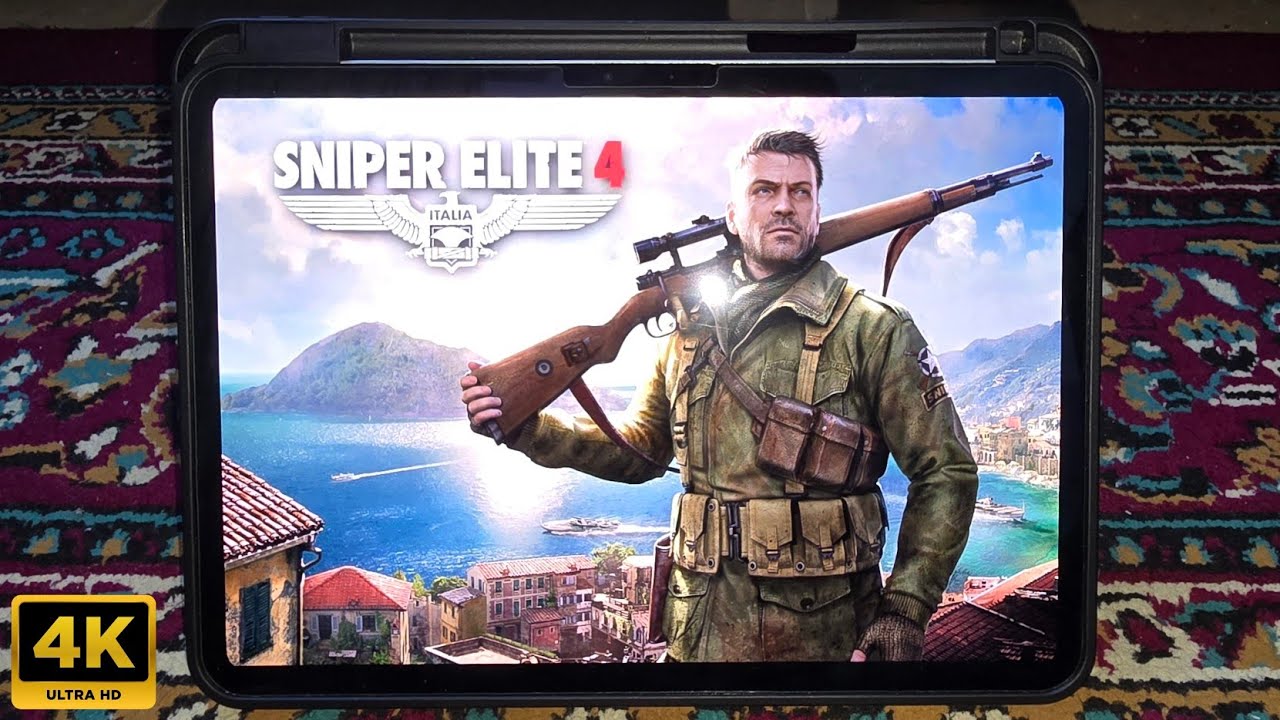 Sniper Elite 4 - iPad Pro M4 - Handcam Gameplay
