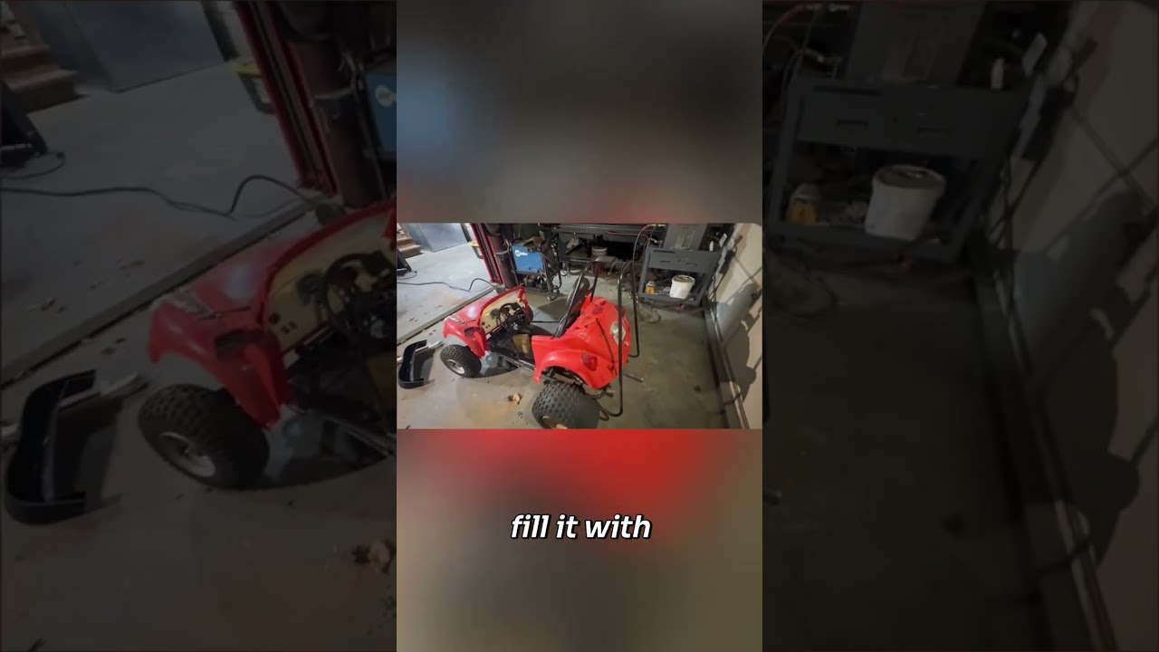Crazy Go-Kart Build: Toddler's RC Car Conversion! #shorts