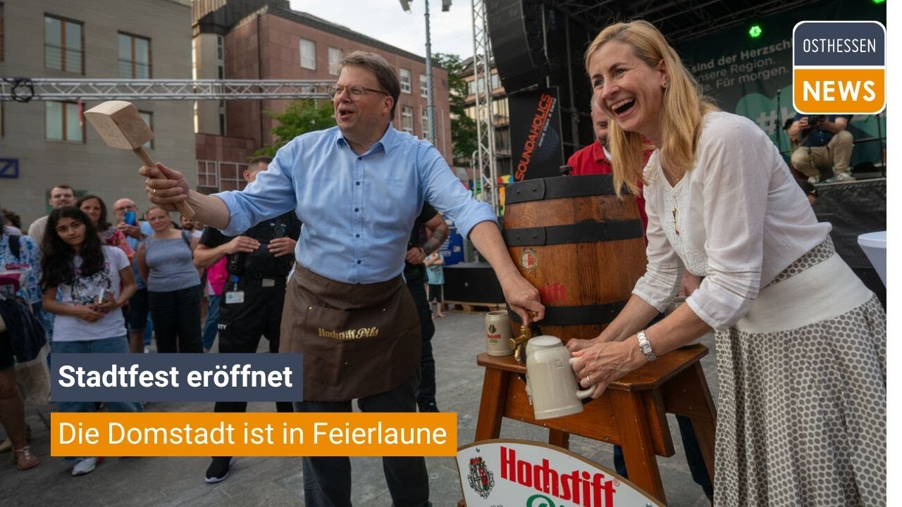 FULDA: Stadtfest mit traditionellem Fassanstich eröffnet - Die Domstadt ist in Feierlaune!