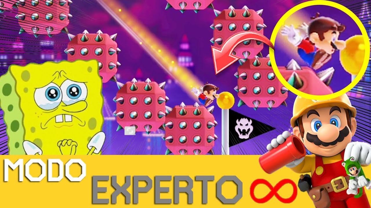 CUANDO EL FINAL LO DECIDE UN PINCHO 💥 - MODO EXPERTO INFINITO (NO SKIP) T3 #2 - SMM2 - ZetaSSJ